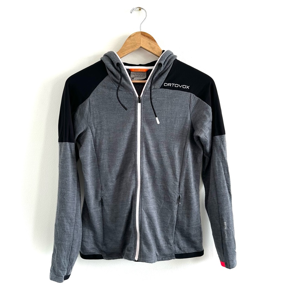Ortovox Merino Terry Hoody full zip up wool jacket fitted knit warm